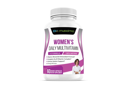 Biomaximo Women's A-Z Multivitamin For Immune Support With Natural Herbal & Fruit Extracts