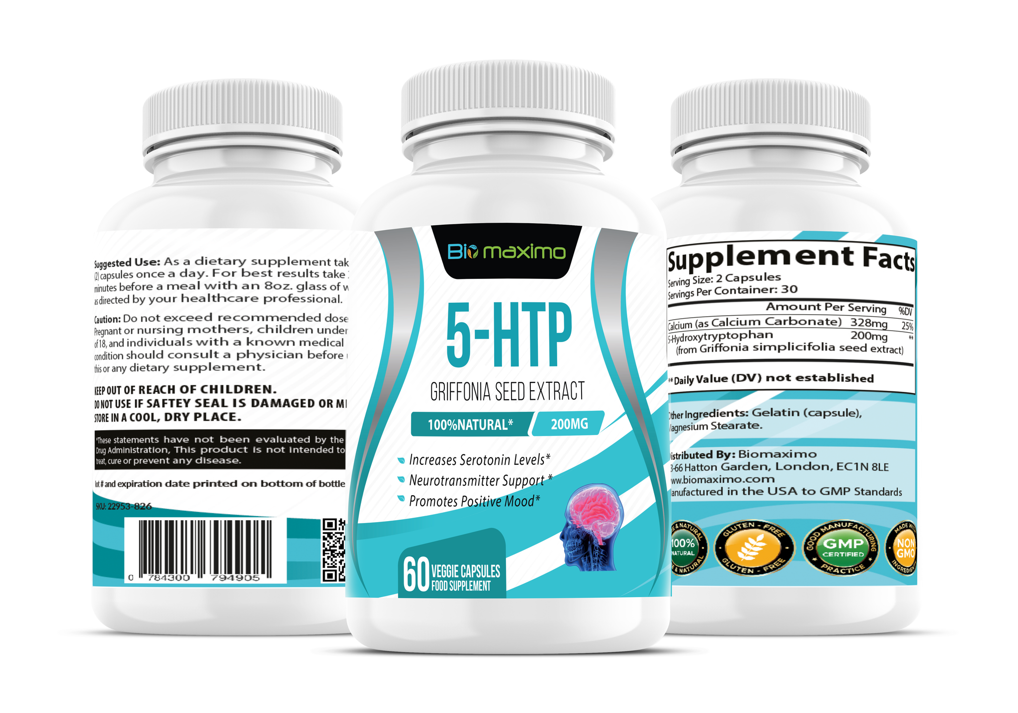 Biomaximo 5-HTP  from Griffonia Seed Extract