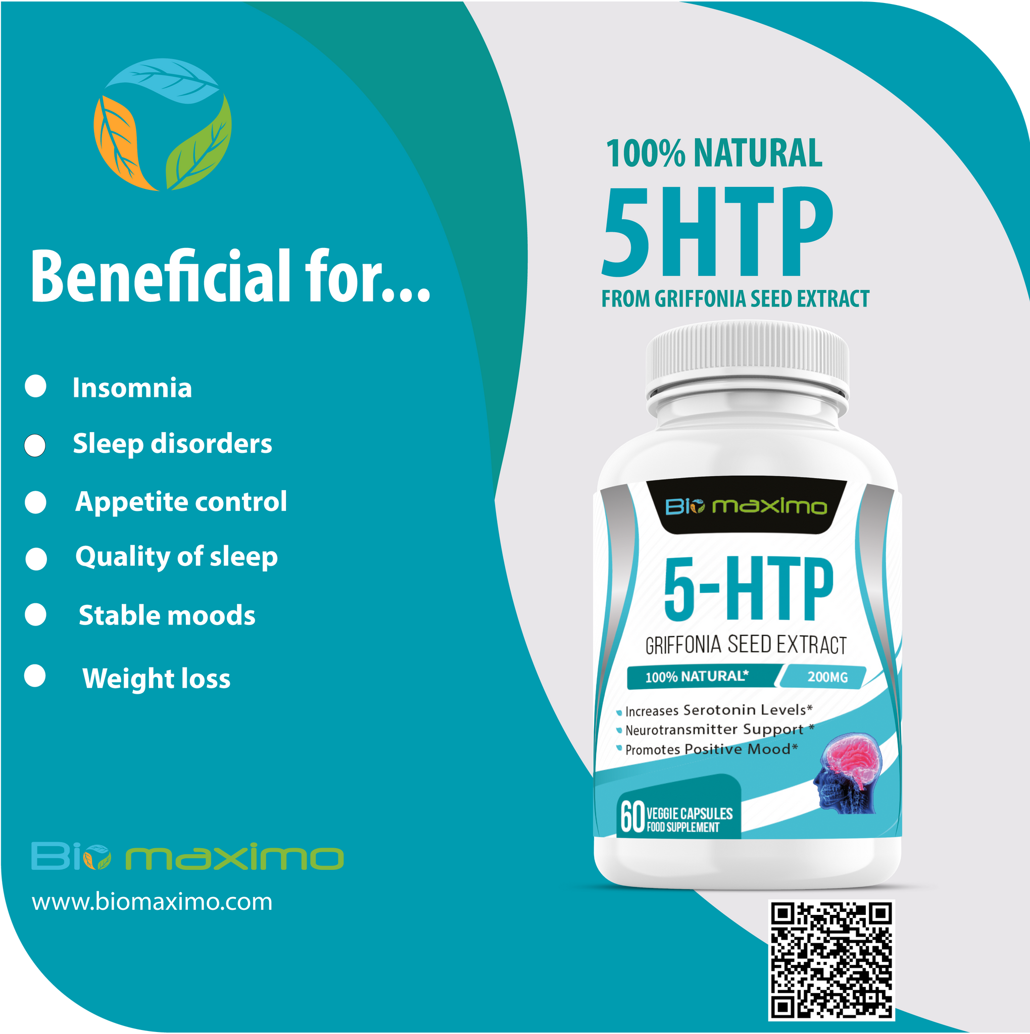 Biomaximo 5-HTP  from Griffonia Seed Extract