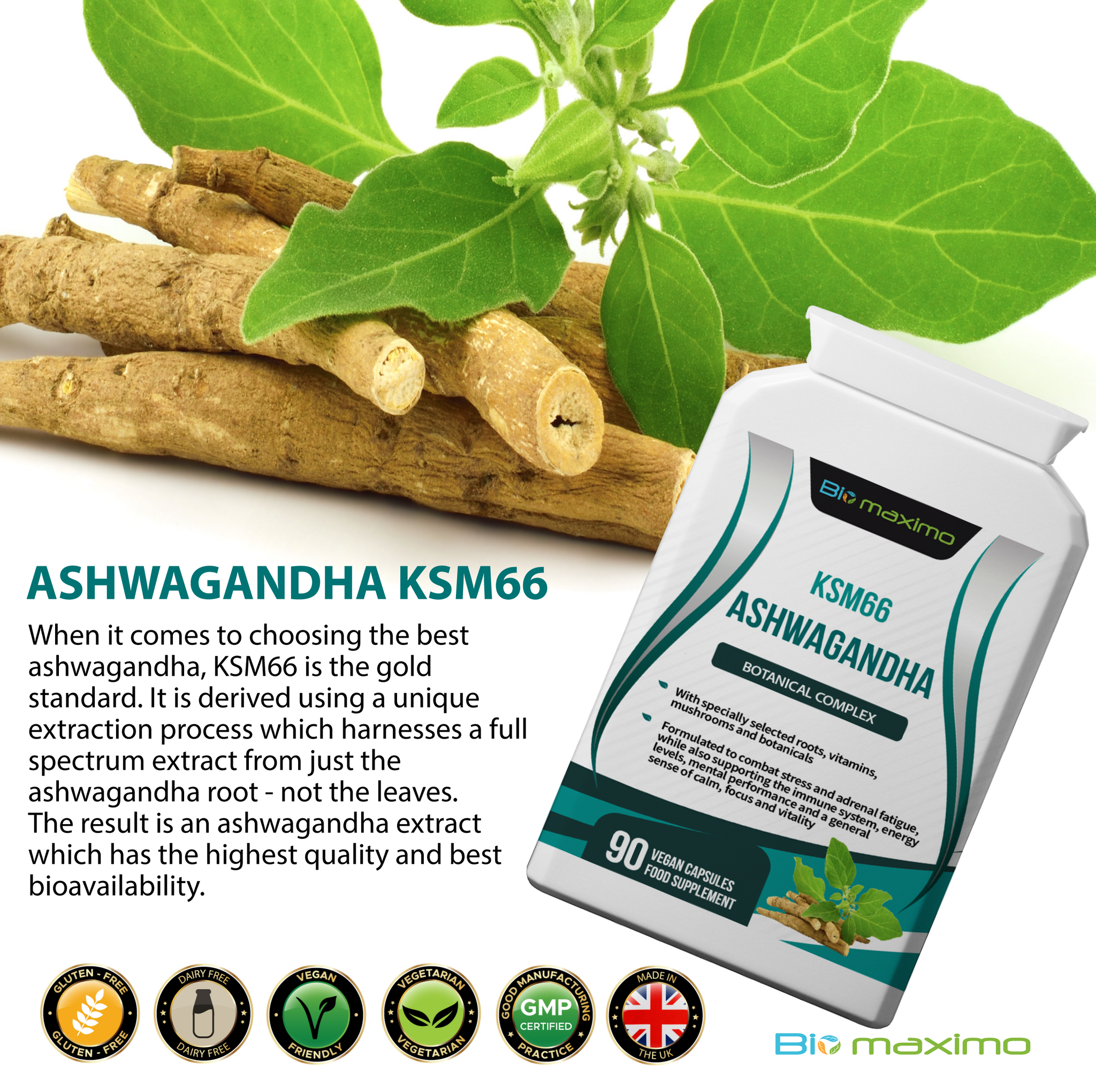 how to use ashwagandha KSM66 with special selected herbs