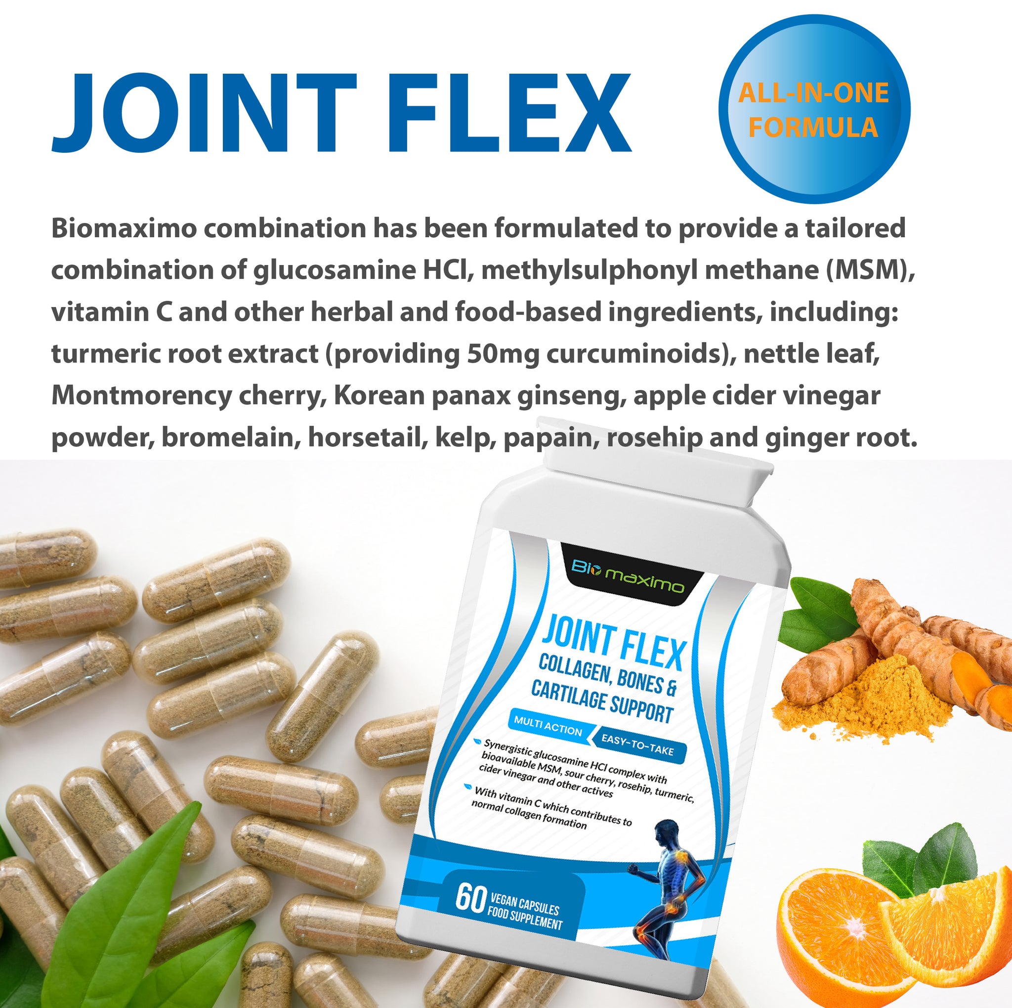 Biomaximo Joint Flex for Collagen, Bones & Cartilage Support