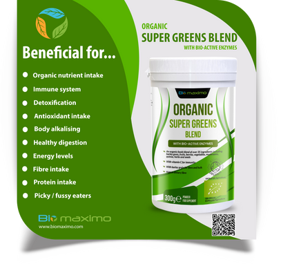 Biomaximo Organic Super Greens Blend