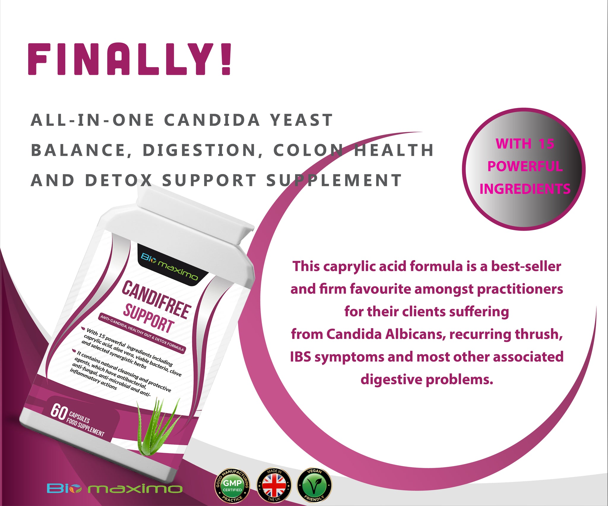 a natural formula for candida albicans treatment gut