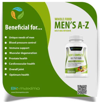 Biomaximo Men's A-Z Complete Multivitamin
