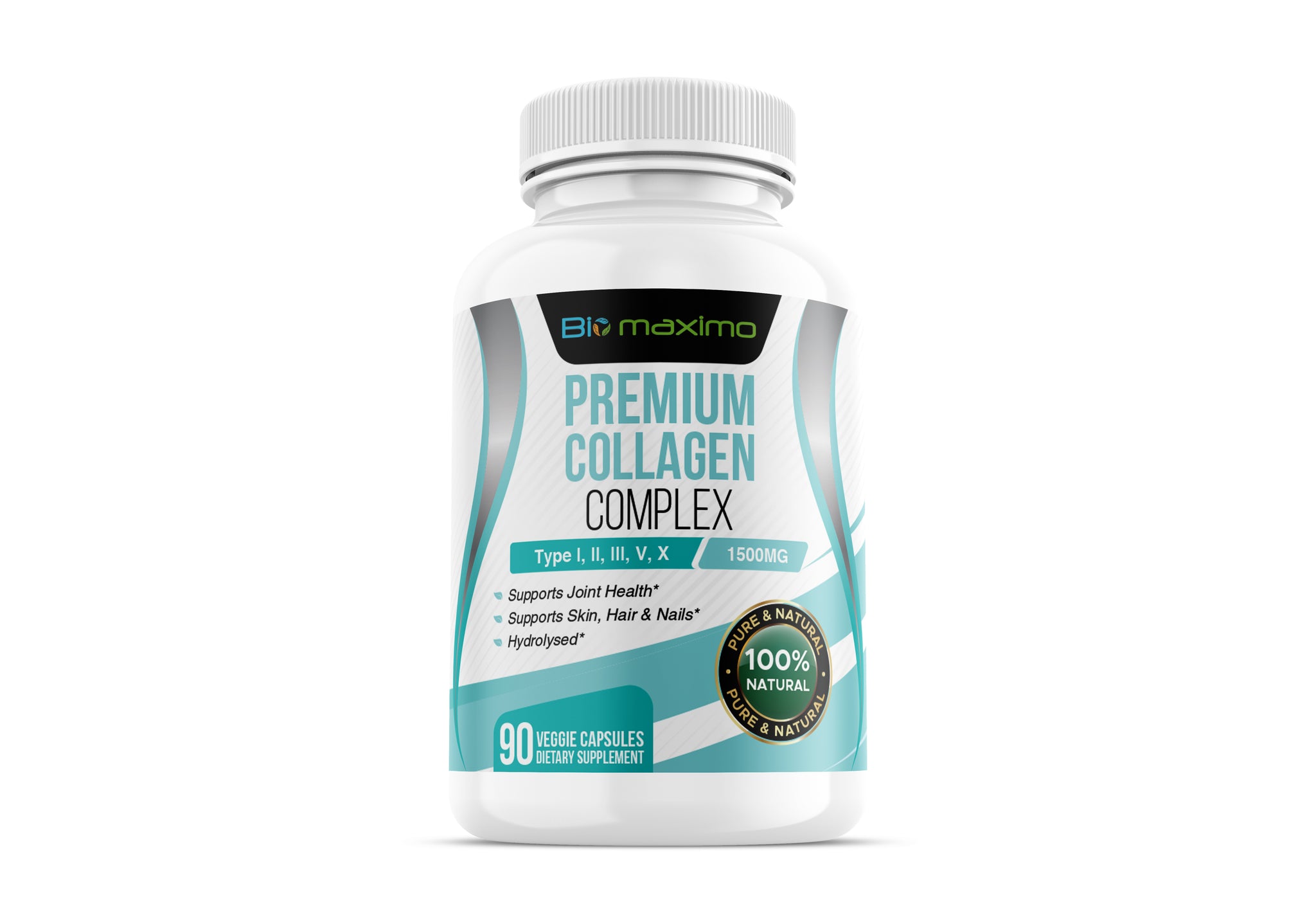 Biomaximo Premium Collagen Complex - Type I, II, III, V, X  Advanced Formula