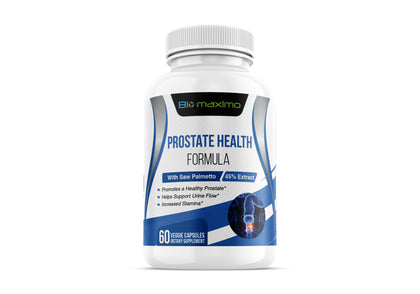 Biomaximo Prostate Formula Capsules - Extra Strength with Saw Palmetto, Zinc & Pumpkin Seed