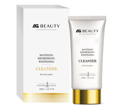 skin care whitening cleanser for all skin types  