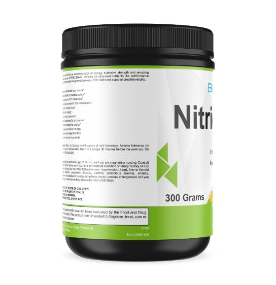 Biomaximo Nitric Shock Pre Workout Fruit Punch - For Explosive Energy