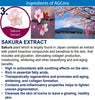 Sakura extract and its benefits for the skincare 