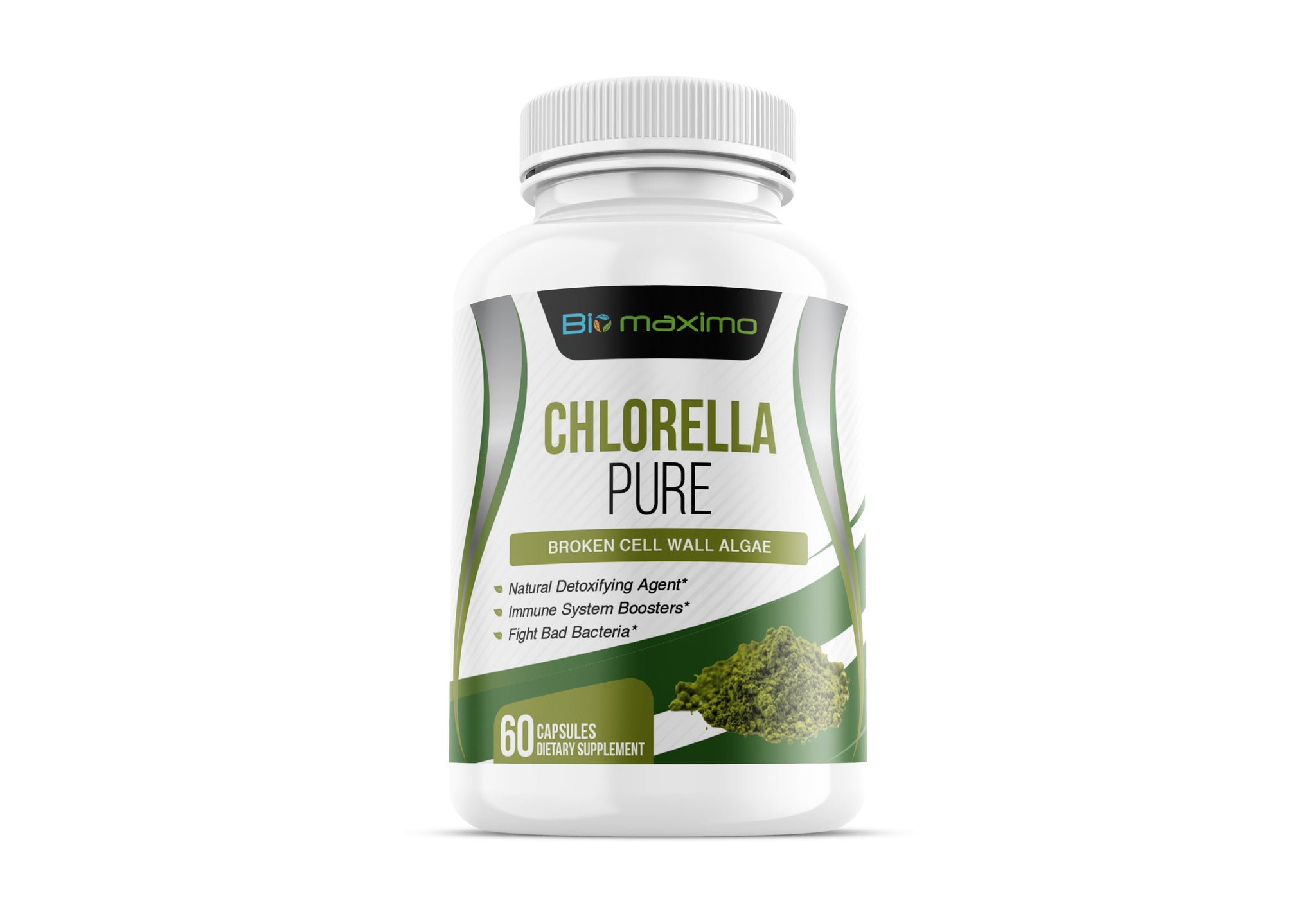 chlorella powder in chlorella tablets for the immune boost