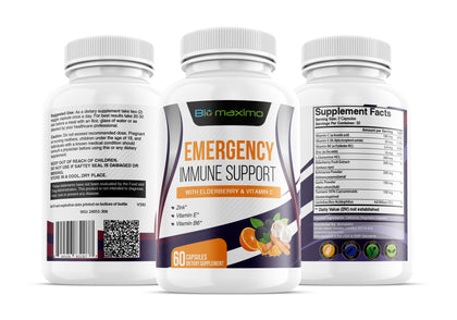 Biomaximo Emergency Immune Support With Elderberry & Vitamin C