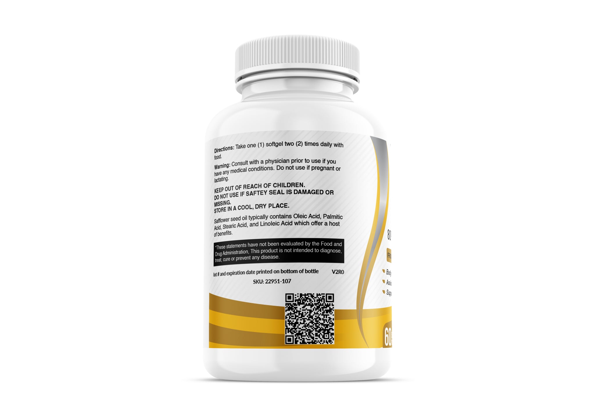 Biomaximo CLA Softgel - Non GMO & Gluten Free Conjugated Linoleic Acid