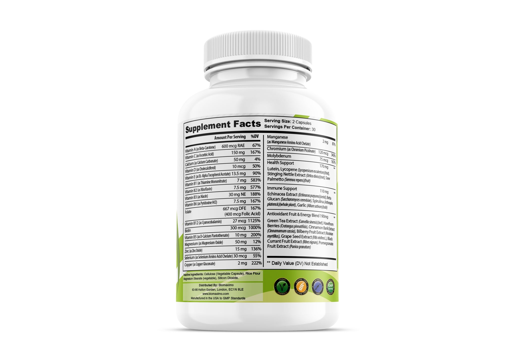 Biomaximo Men's A-Z Complete Multivitamin