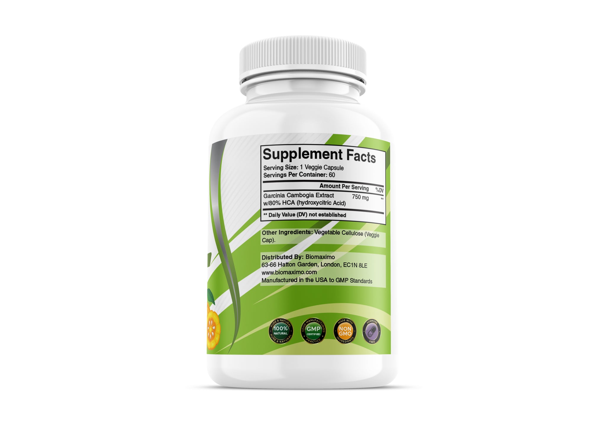 Biomaximo Pure Garcinia Cambogia with 80% HCA