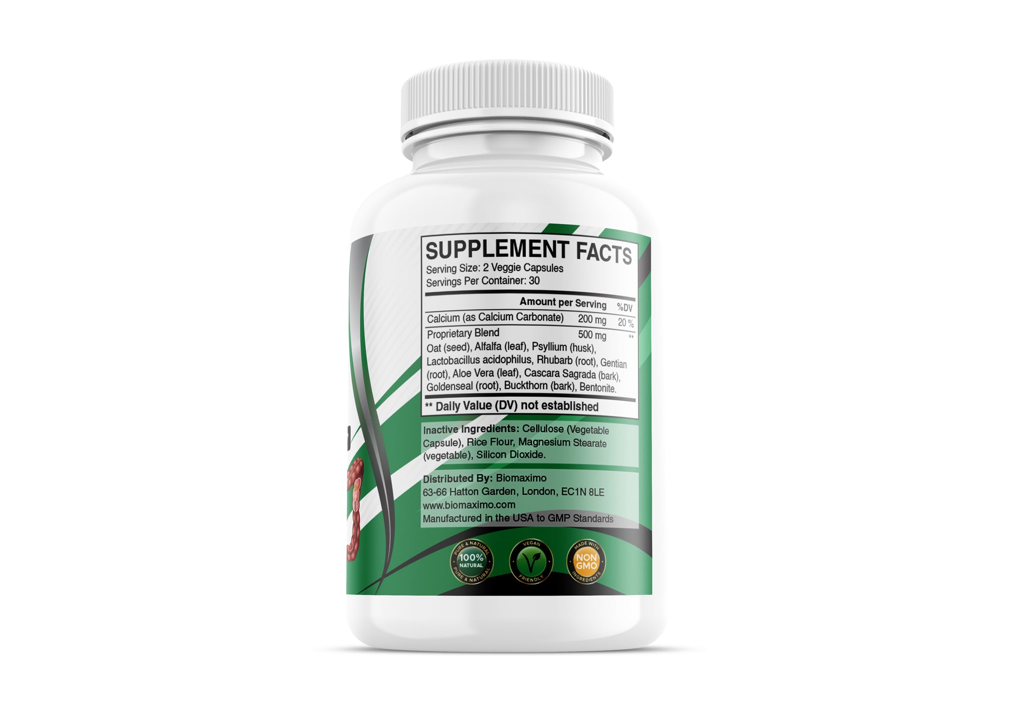 Biomaximo Ultra Colon Sweep - Total Colon Cleansing Formula For Weight Loss