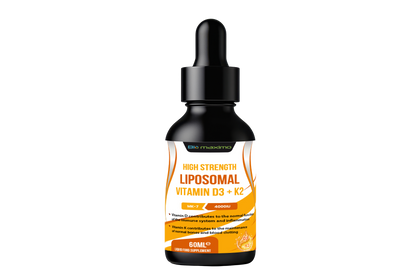 High Strength Vegan + Vegetarian Liposomal Vitamin D3 + K2 Liquid - Concentrated Formula