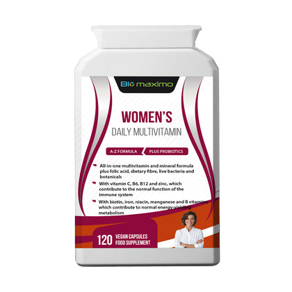 Biomaximo Women's A-Z Multivitamin For Immune Support With Natural Herbal & Fruit Extracts
