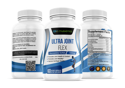 Biomaximo Ultra Joint Flex avec 1500 MG de Glucosamine