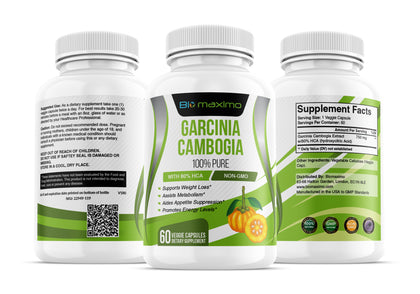 Biomaximo Pure Garcinia Cambogia mit 80 % HCA