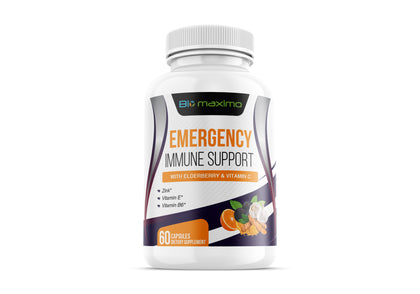 Biomaximo Emergency Immune Support com Sabugueiro e Vitamina C